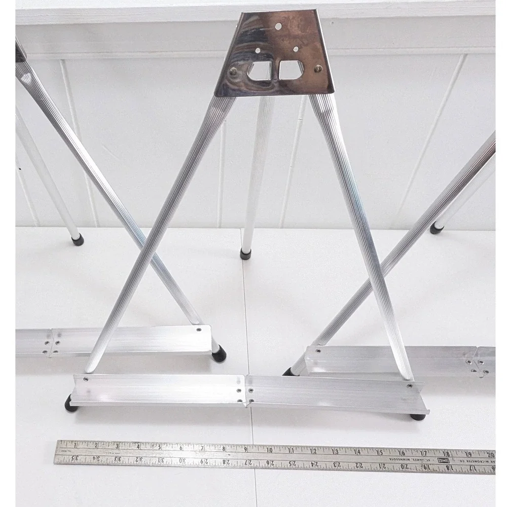Aluminum Tabletop Easel Folding Tripod Display Stand Silver 17.5 Inch - 1 ONLY